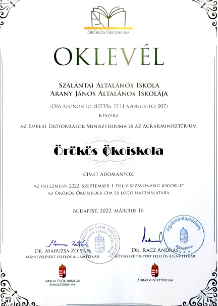 Örökös Ökoiskola